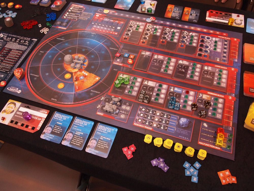First Martians board
